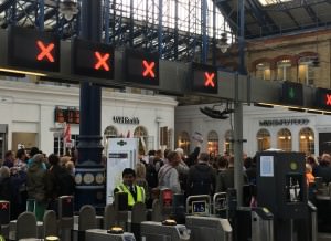 Trains have been disrupted for a number of weeks