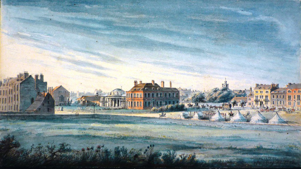 Old Steine Brighton from the North 1796 Jacob Spornberg