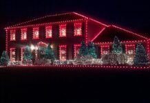 Christmas House on Amberley Drive