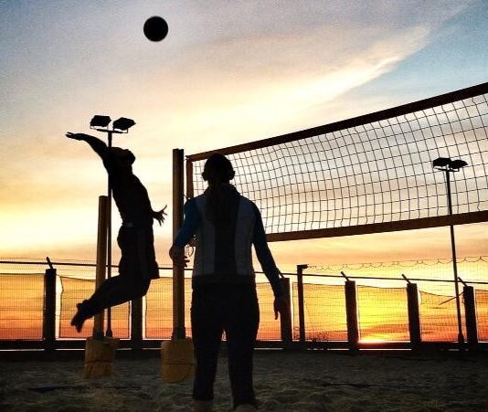 Kirsty Starmer Opens a New Beach Volleyball School