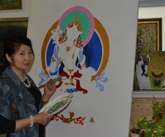 Mongolian Artwork on London Road