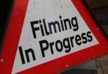 Actors Cause a Scene in City Yesterday