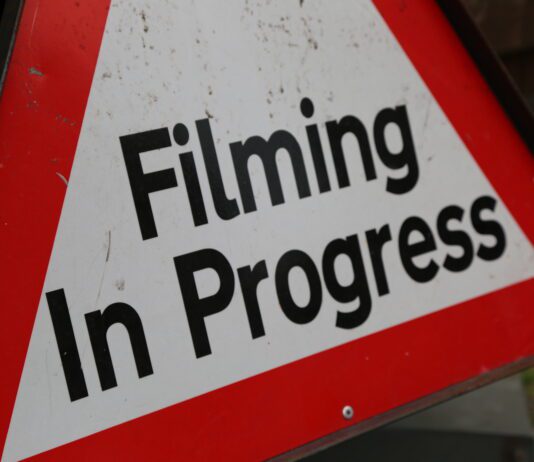 Actors Cause a Scene in City Yesterday