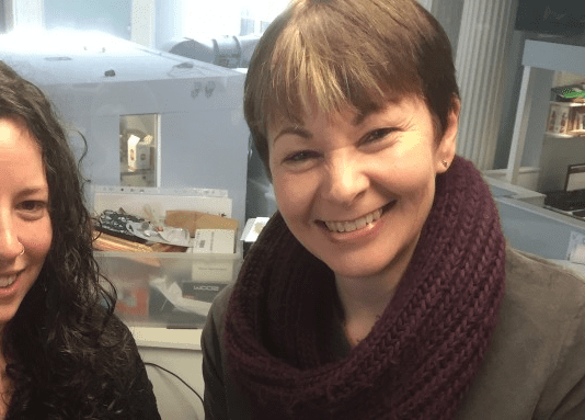 Caroline Lucas asks for sanitary products to be donated this Women’s Day