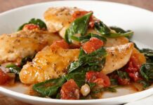 Fried Chicken with Tomatoes