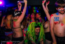‘The sexy thing about this party is the sight of 150 human beings who are unashamed of the bodies they were born in’