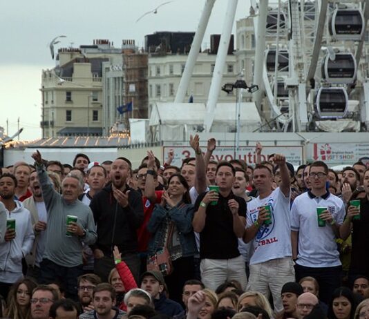 Watch Euro 2016 on Brighton Beach!