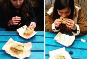 Brightoners tucking into YARDY street food