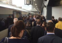 Overrun Brighton Station Closed