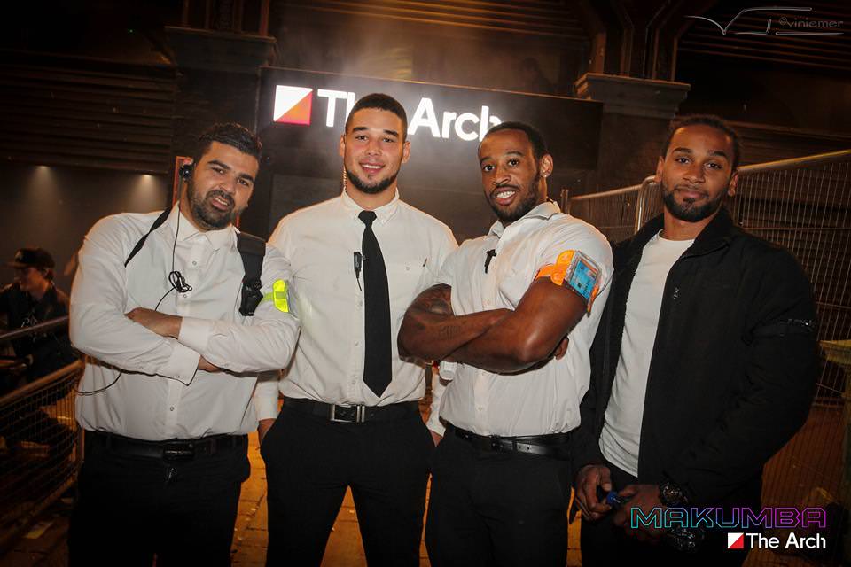 Even the bouncers were having fun.