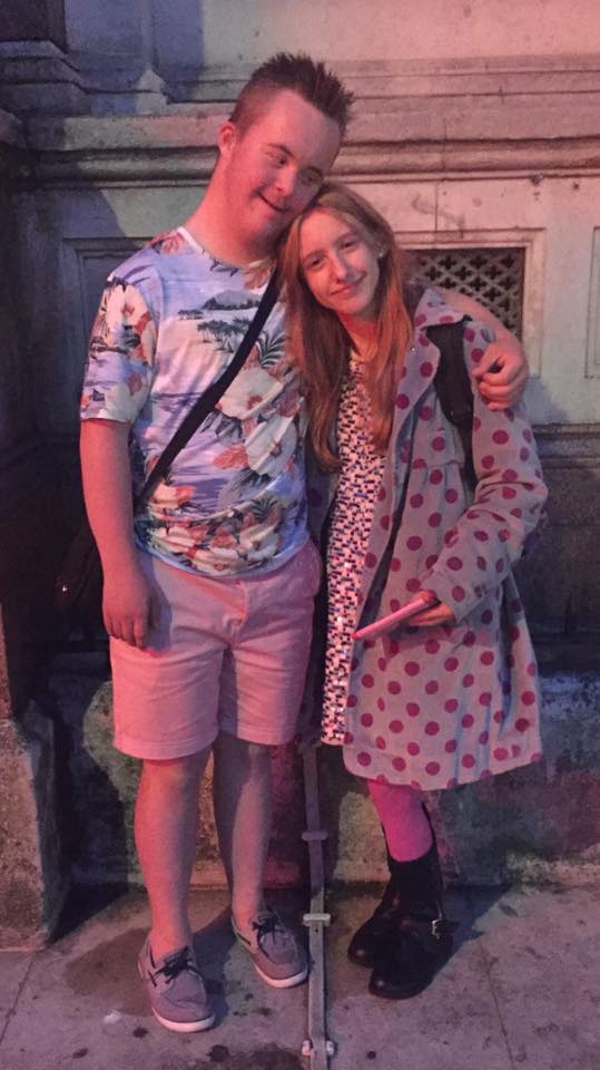 Charlie pictured recently on a date.