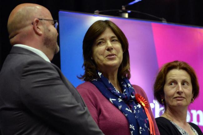 Barradel (right) had left her fellow East-Brighton Councillors (left, centre)