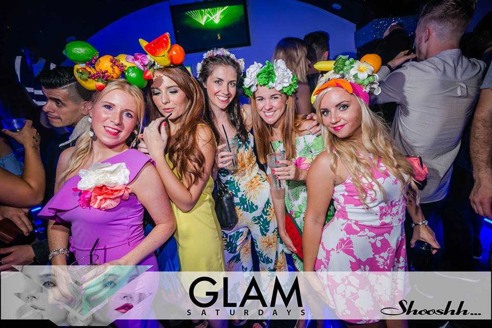 The hen-do brigade were out in full force...
