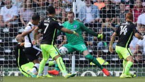 David Stockdale in fine form at the iPro Stadium