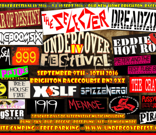 Undercover Fest IV @ Brighton Racecourse 9 & 10 Sept! undercover festival brighton journal