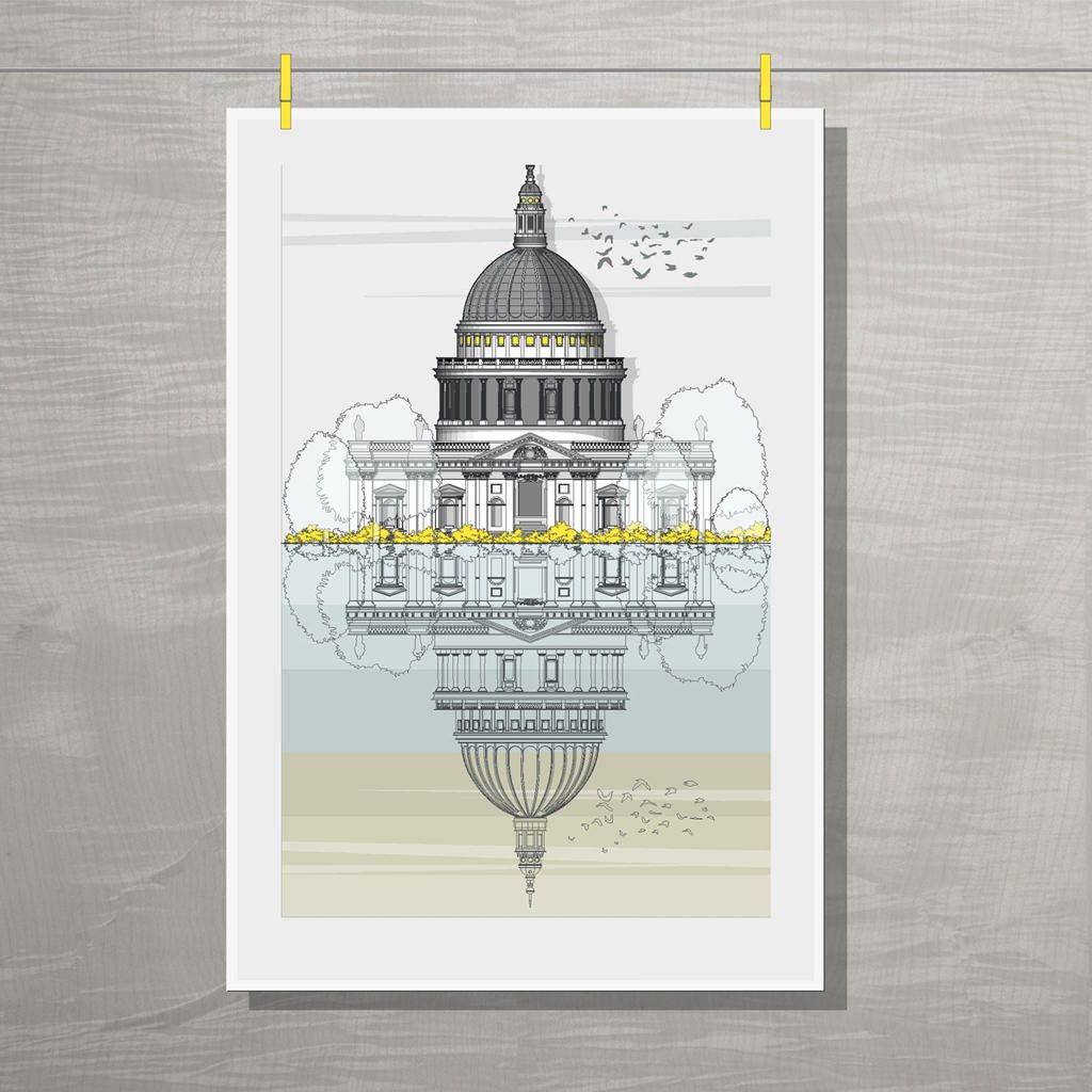 london-tea-towel-hung