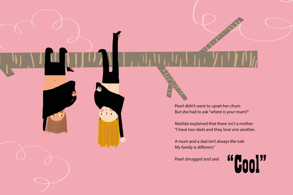 A page from Pearl Power and the Girl With Two Dads