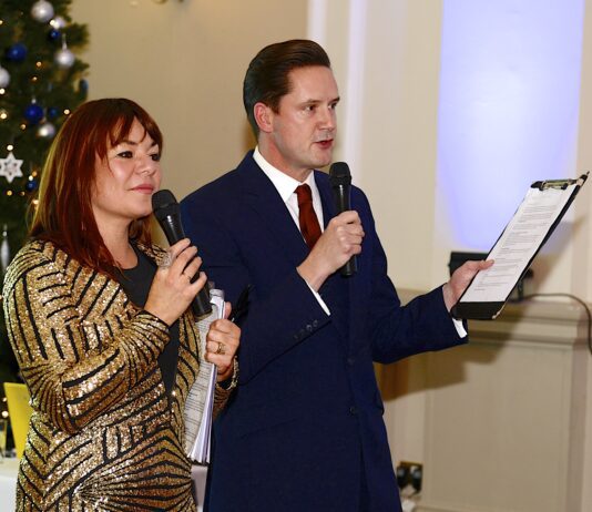 The Unique Charity Auction That Won’t Cost Bidders a Penny Time2Give Presenters Sophie Corbett and Guy Lloyd
