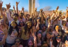 In Pictures: Sussex Uni Students Celebrate Colour Festival Holi On Campus