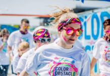 Powdered Paint and Colourful Obstacles