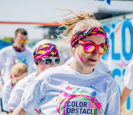 Powdered Paint and Colourful Obstacles