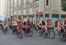 Brighton’s Cyclists For A Naked Planet!