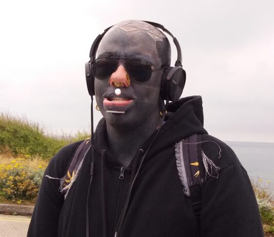 Humans Of Brighton – Meet Eli, Covered With Black Ink From Head To Toe!