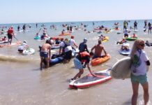 Anything That Floats! Pictures From Yesterday’s Paddle Round The Pier!