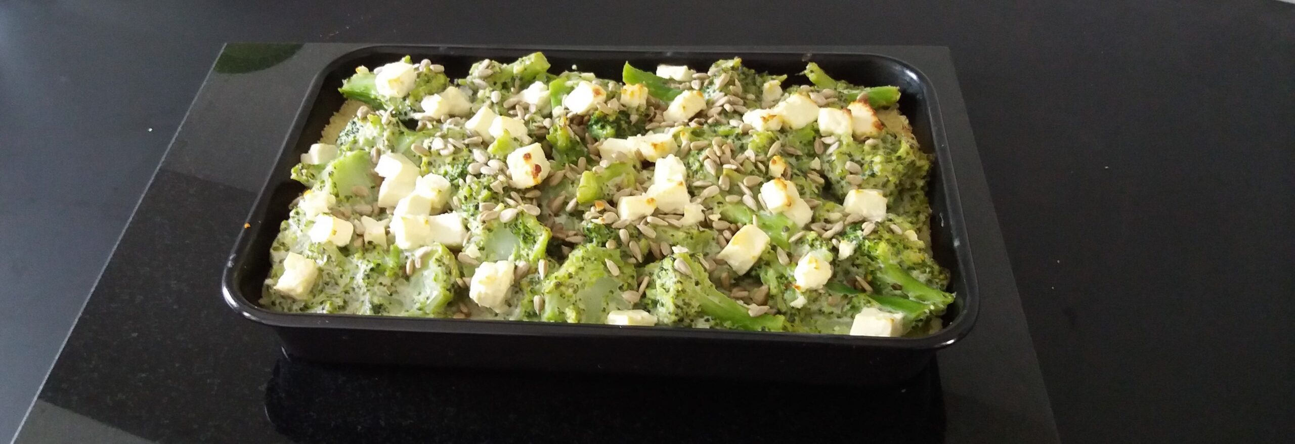 Delicious Couscous Broccoli Gratin With Feta Cheese - Brighton Journal