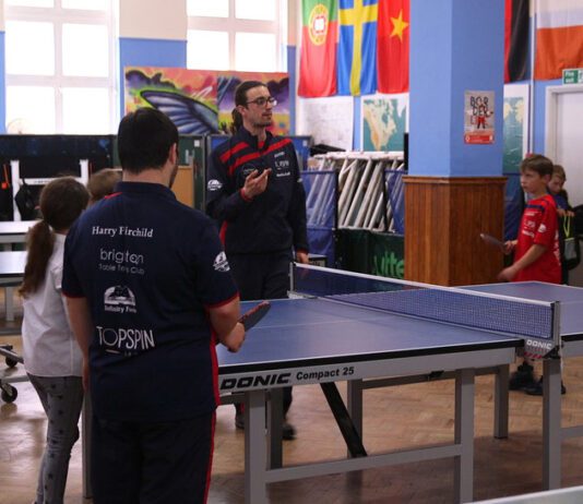 Brighton Table Tennis Club Praised For ‘Groundbreaking’ Work With Refugees