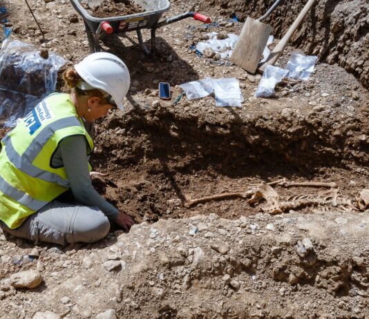 New Images Emerge Of Historic Quaker Burial Ground Beneath Royal Pavilion Estate