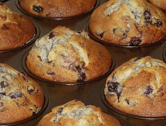 Grandma’s Amazing Blueberry Muffins!