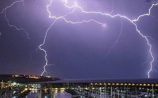 Sussex Hit By Lightning Storm