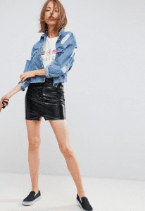 Via: ASOS Denim Jacket in Midwash blue 