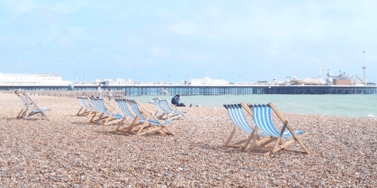 Chemical Mist Did Not Deter Brighton Beach Goers