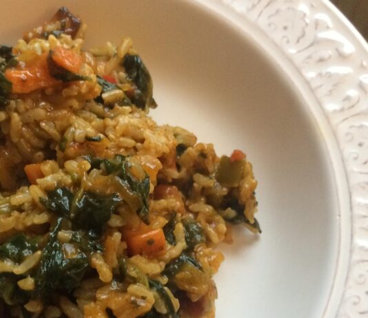 GF Dinners: Sweet Potato Curried Rice