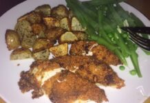 GF Dinners: Crunchy Creamy Garlic Chicken
