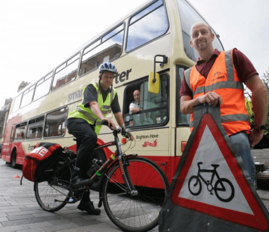 Bus Blind Spot Demo For Cyclists That Saves Lives
