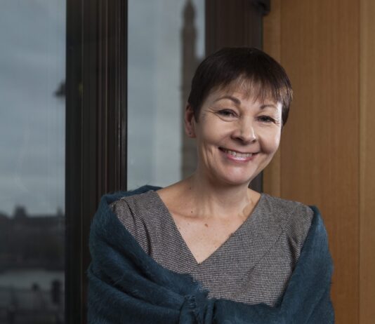 Caroline Lucas Helps Spread Awareness for Ovarian Cancer this March