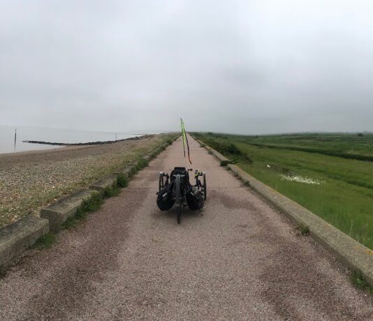 Courageous Disabled Cyclist Ends Historic Journey in Brighton