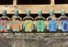 Brighton Gin Release 1400 Limited Edition Coloured Bottles to Celebrate Pride