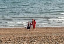 Amazing Brighton Lifeguard Helps Elderly Woman Dip Toes in Sea