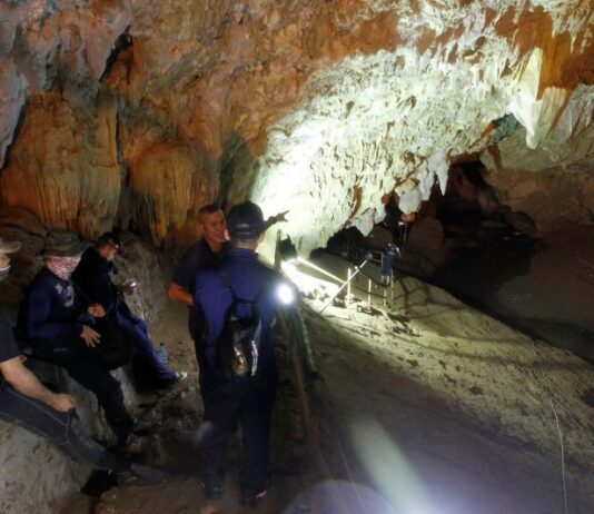 Brighton Caving Expert at Centre of Thailand Cave Rescue