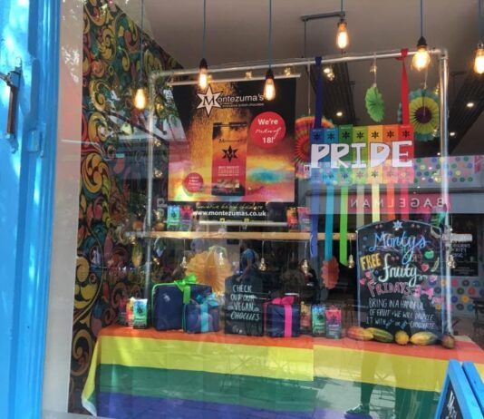 10 Amazing Rainbow Themed Shop Displays Around The City!