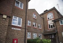 Demonstration being held against living conditions of trapped elderly residents in Brighton