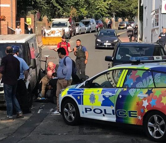 Man Arrested in Brighton After Threatening Officers With a Knife