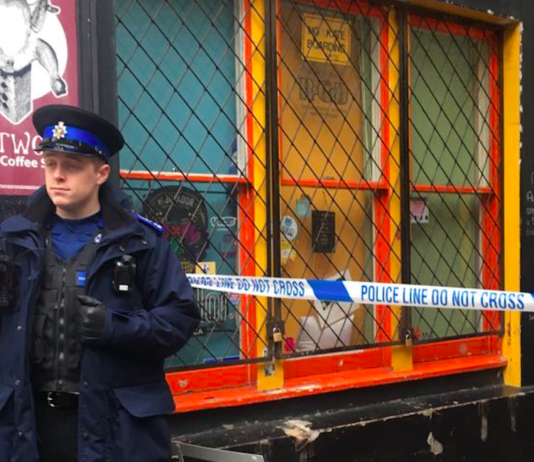 Local café Marwood closed by police