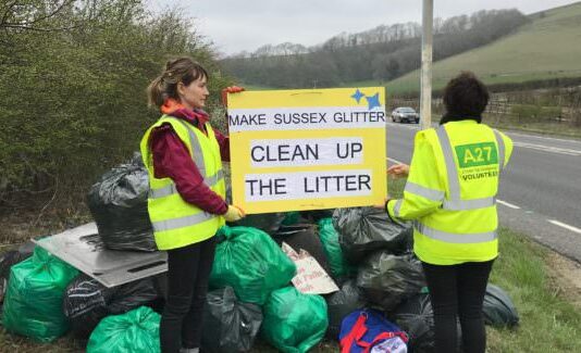 500 bin bags later and the A27 is finally clean