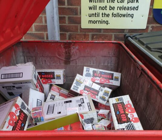 No to red nose waste
