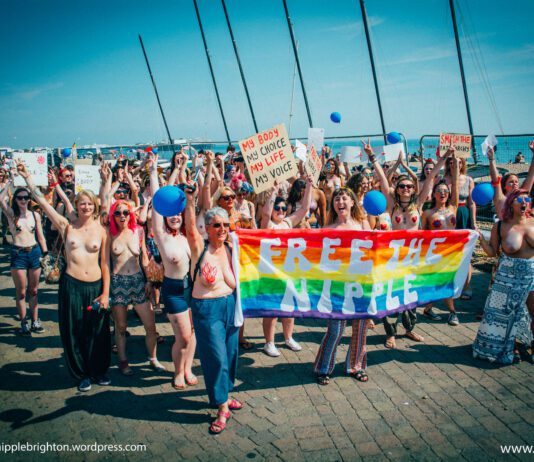 Biggest ‘Free the Nipple’ collective back in Brighton to march